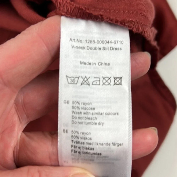 SOLD Na-kd Slip Dress  with Side Slits - Picture 7 of 9